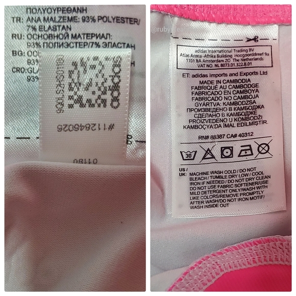 Adidas Climalite 27" Inseam Workout Legging, Ombre Tie Dye  Never, Worn No Tag - Picture 6 of 7